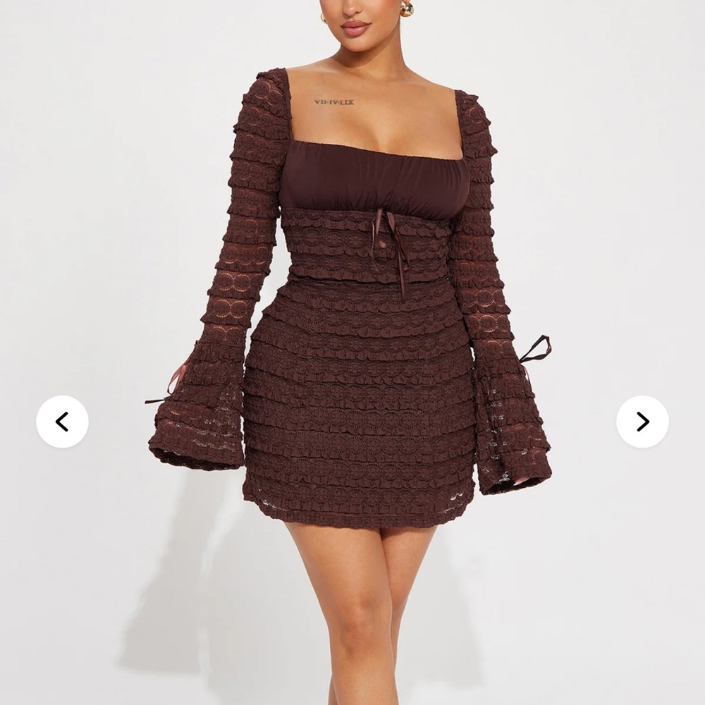 Fashion Nova Ruffled Dress